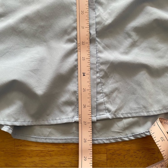 Coolibar Men's Sky Blue Casual Button Down Shirt UPF 50+ Sun protection - Picture 10 of 10